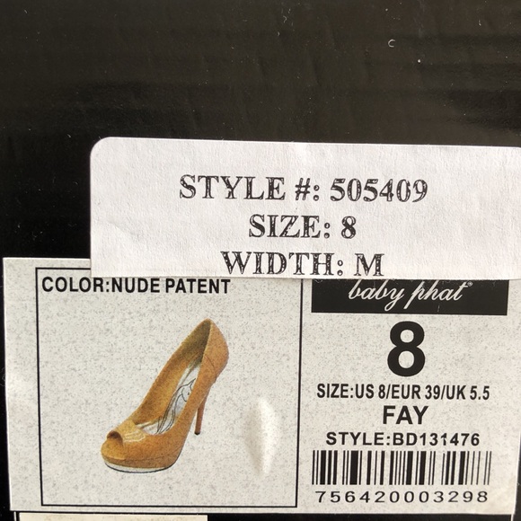 Very Elegant…dare to impress Baby Phat stilleto with front silver trims - Picture 8 of 8